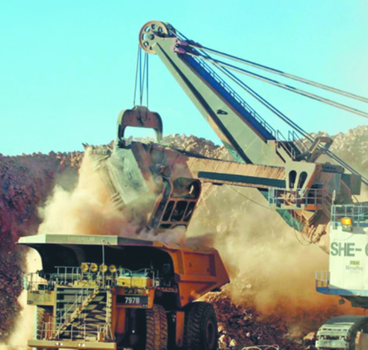 Sierra Gorda: na razie górnicy przekopują się przez złoże o niskiej zawartości metalu FOT. MATERIAŁY PRASOWE