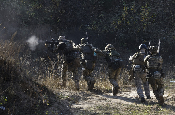 Trening ukraińskiego Batalionu Syberyjskiego