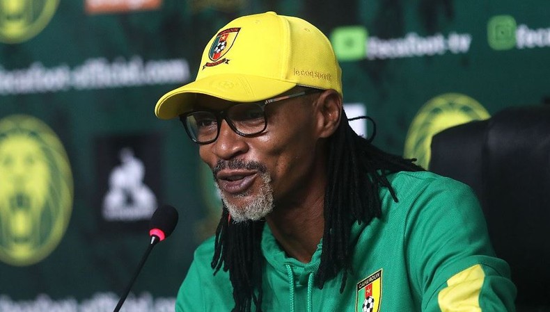 Kameruns Trainer Rigobert Song