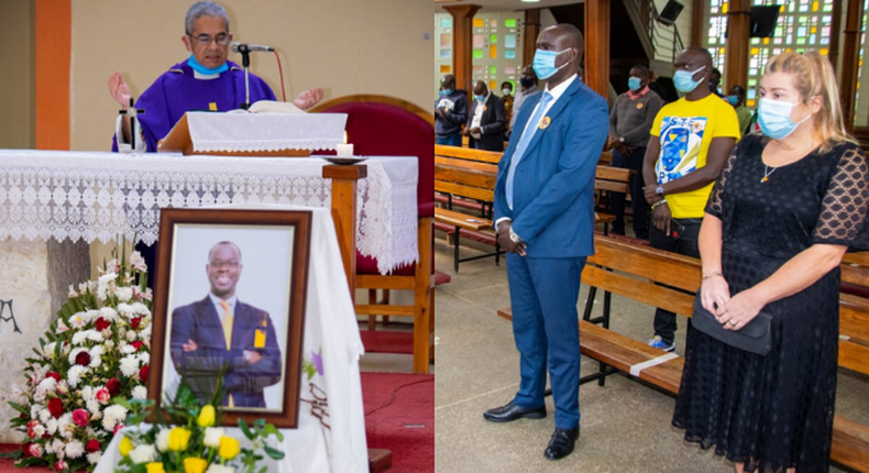 Family and Friends of the late Ken Okoth converge in Church to mark 1-year anniversary (Photos)