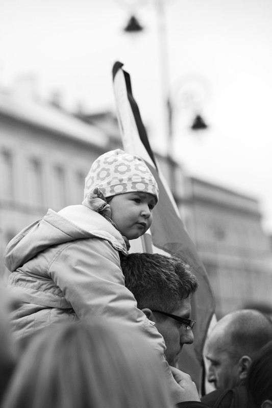 A ŻAŁOBA W WARSZAWIE