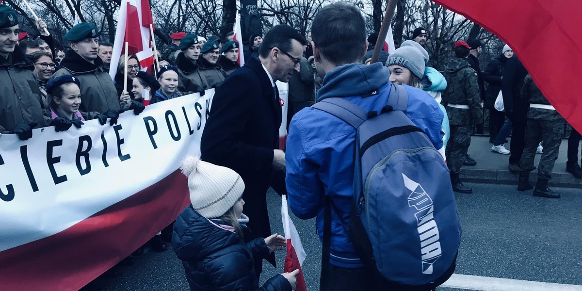 Wzruszające sceny podczas Marszu Niepodległości. Padły tam takie słowa!