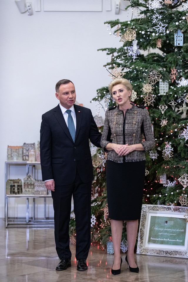 Andrzej Duda i Agata Kornhauser-Duda