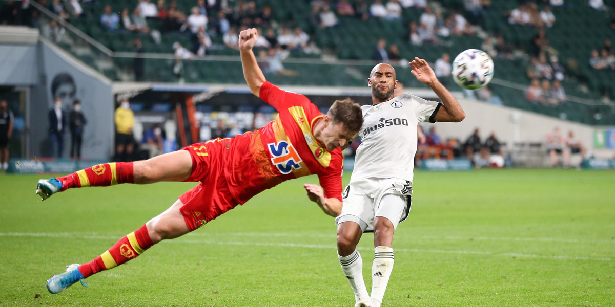 Ekstraklasa piłkarska: Legia - Jagiellonia 1:2