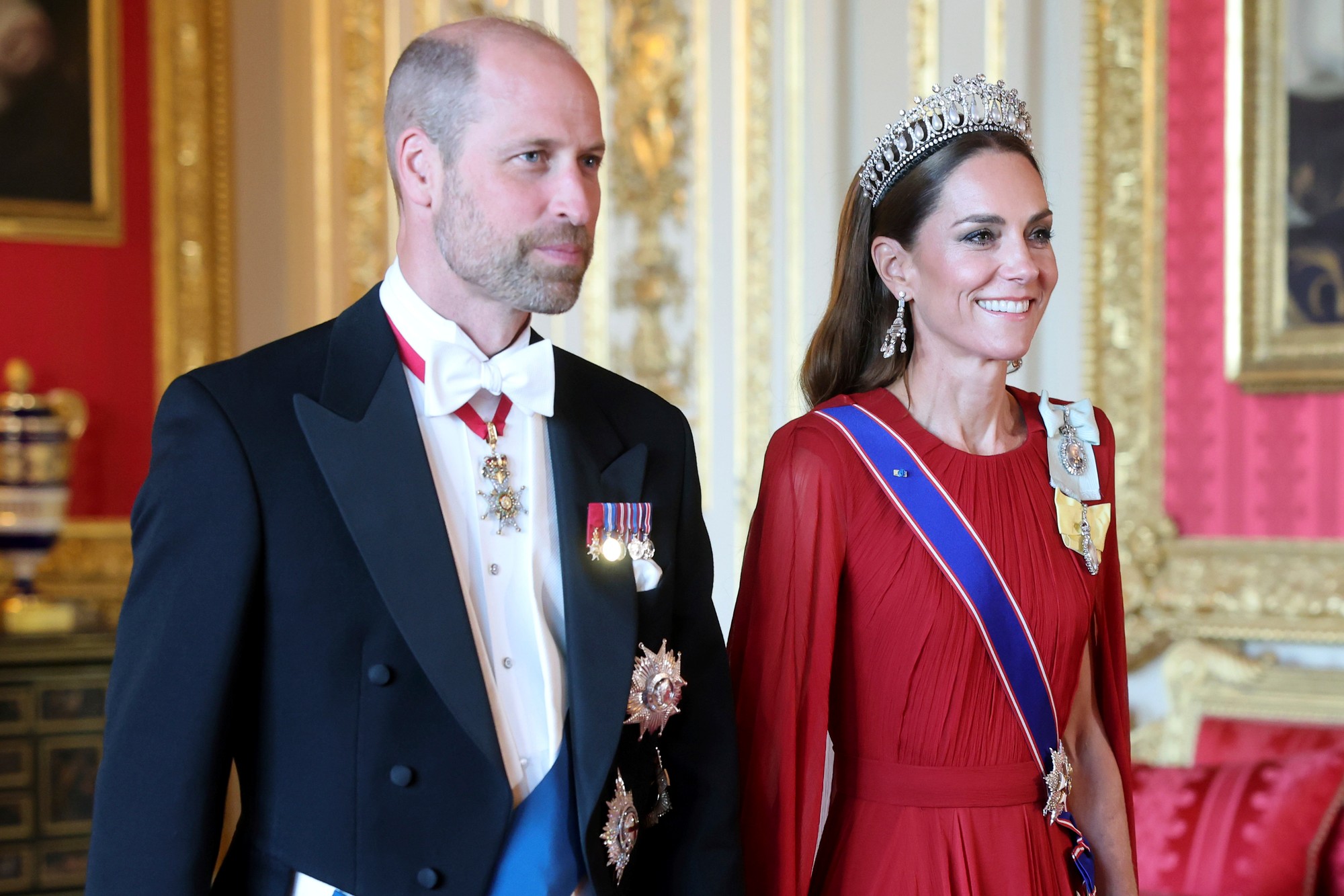 Princ William a princezná Kate.