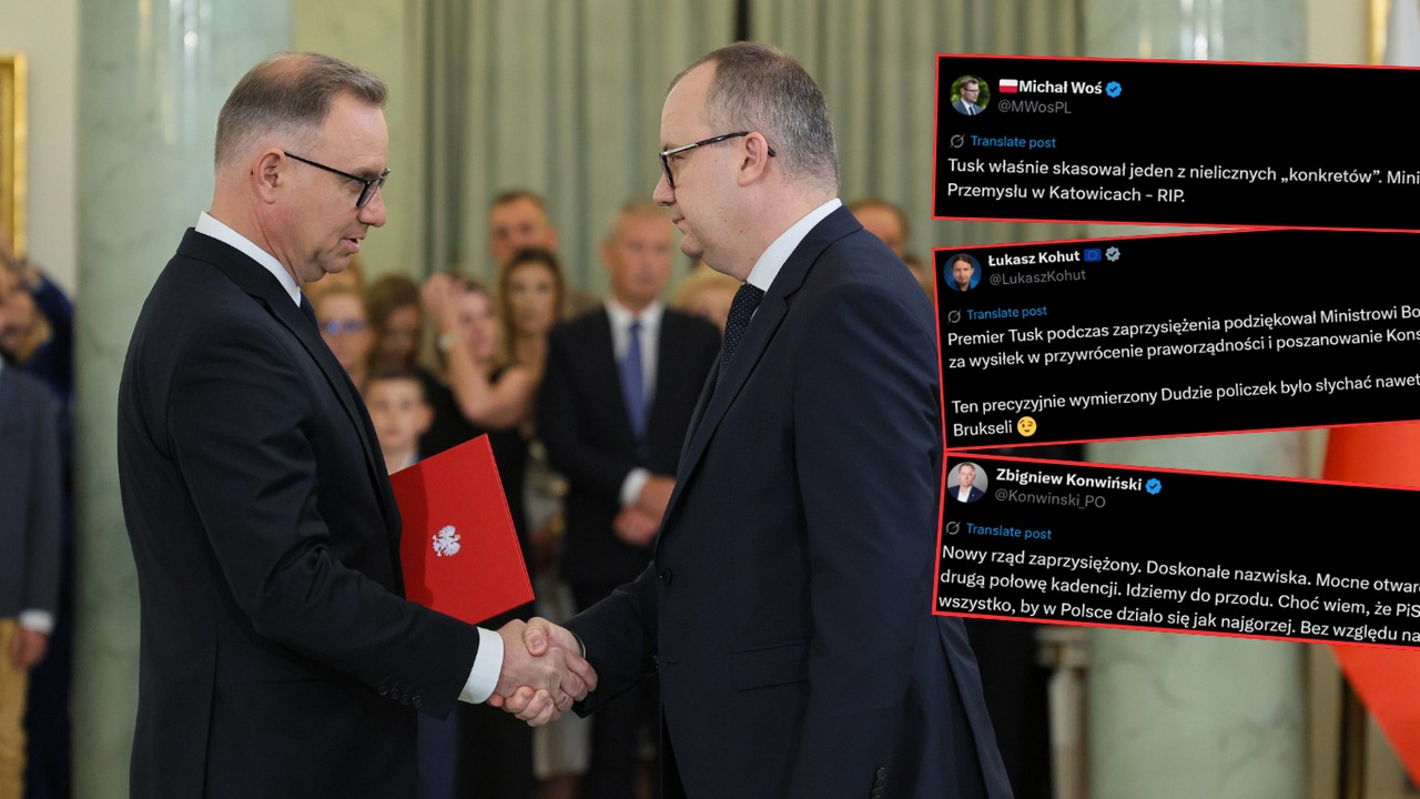 W sieci wrze po zaprzysiężeniu nowego rządu. "Ten policzek było słychać w Brukseli"