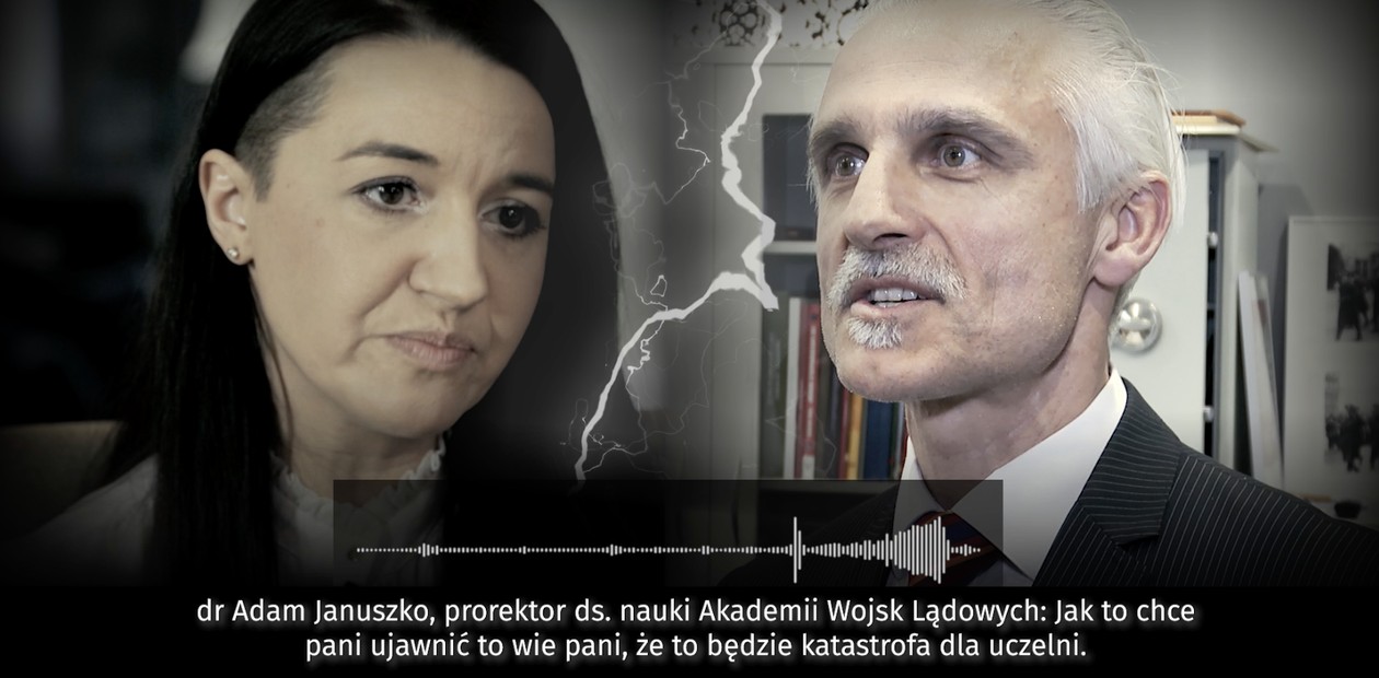 Prorektor ds. Nauki na uczelni oświadczył pracowniczce, że ujawnienie jej wyników będzie katastrofalne dla Akademii Wojsk Lądowych.