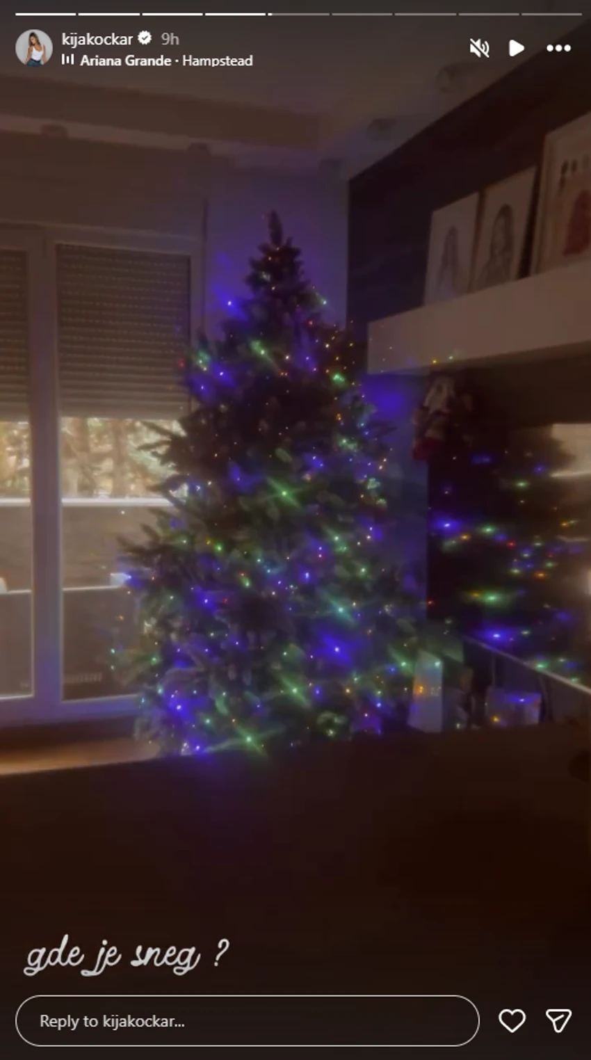 Kija Kockar pokazala prazničnu atmosferu u domu na Zvezdari, pokloni u kesama: Kupila previše toga