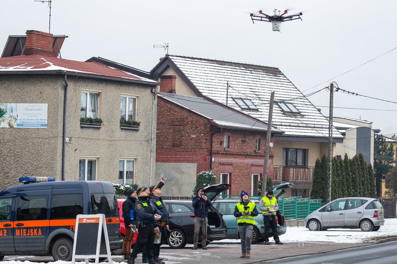  Kontrola palenisk z wykorzystaniem drona