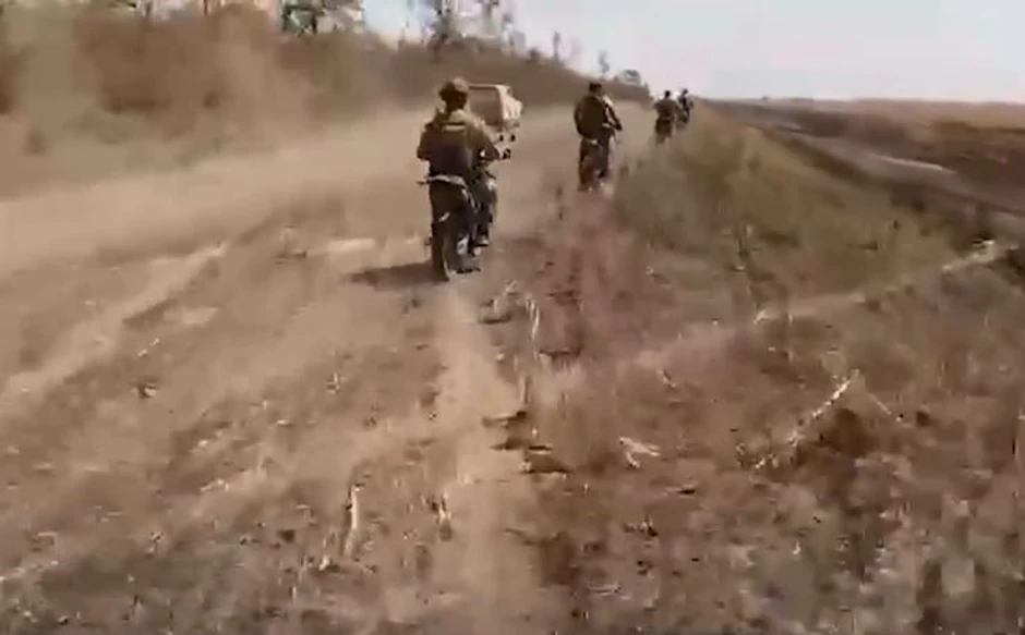 Ruska vojska na motorima