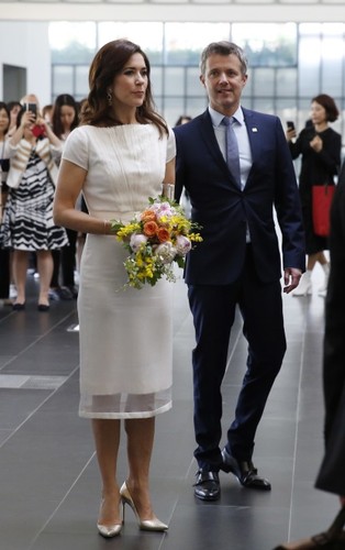 Książę koronny Danii Fryderyk z małżonką księżną Marią