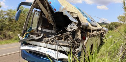 Zderzenie autobusu z ciężarówką w Brazylii. Co najmniej 41 osób zginęło