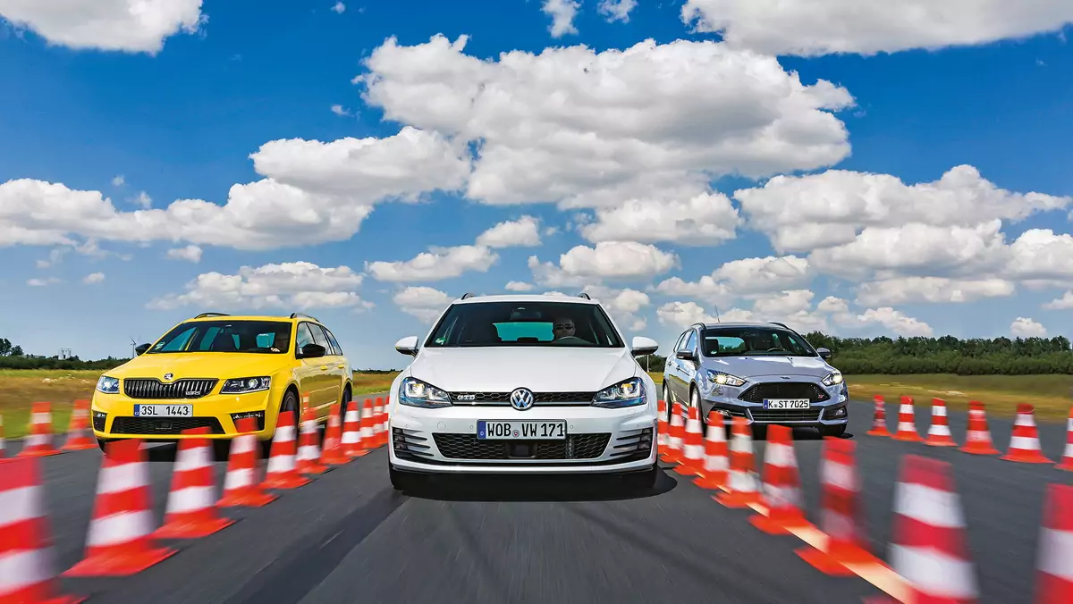 Porównanie: Ford Focus ST kontra Skoda Octavia RS i VW Golf GTD