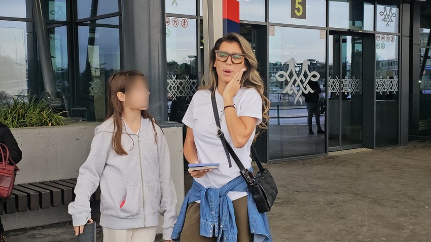 Jovana Pajić na aerodromu