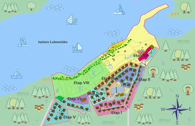 Plan zagospodarowania terenu pod budowę kompleksu