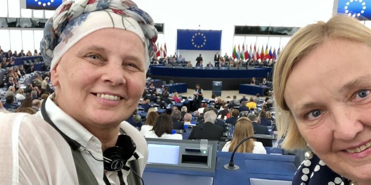 Janina Ochojska w Parlamencie Europejskim