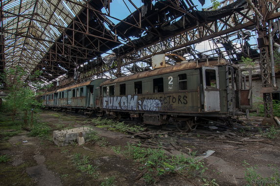 Opuszczone pociągi na Węgrzech