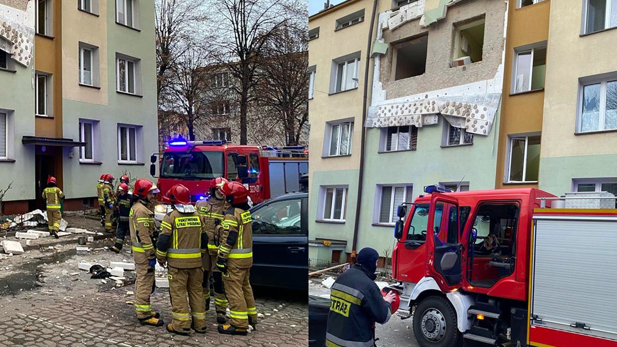 Wybuch gazu w Rzeszowie. Ewakuowano 16 osób, jedna została ranna