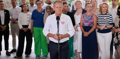 Tusk zapowiada "marsz Miliona Serc". To reakcja na interwencję policji ws. aborcji