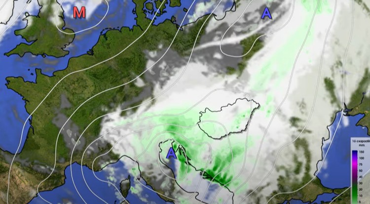 Ilyen időjárás lesz. Fotó: HungaroMet