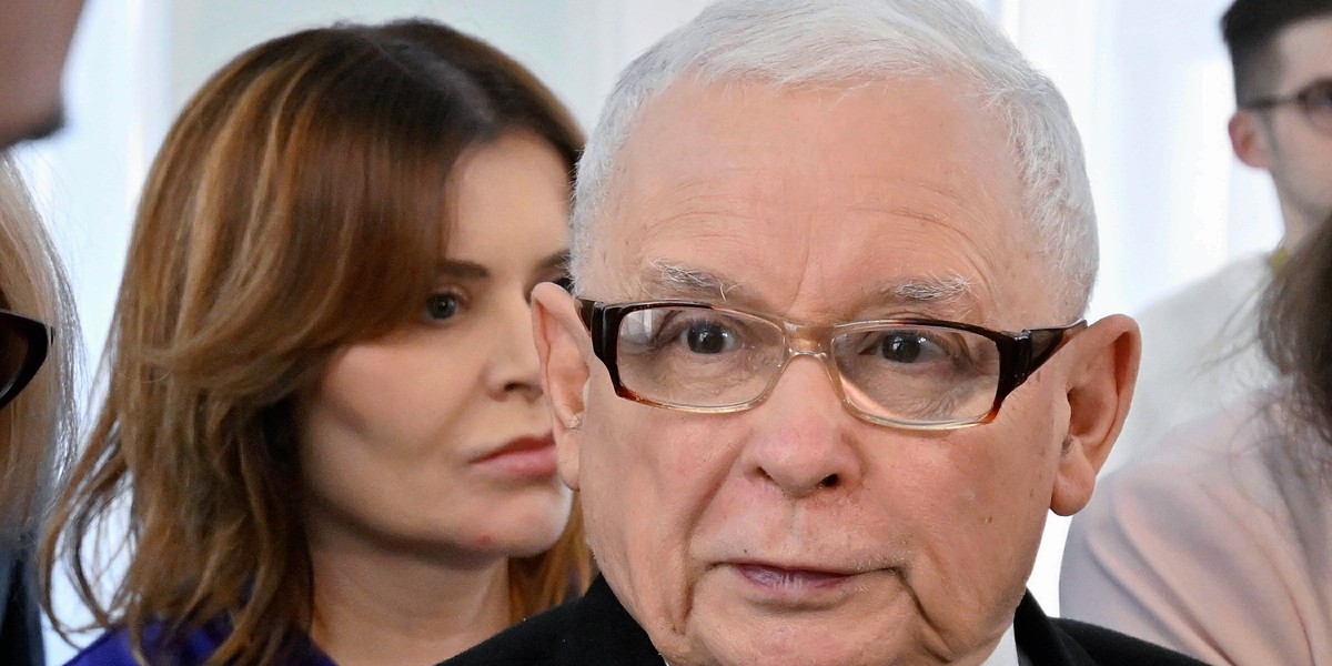 Prezes PiS Jarosław Kaczyński. 
