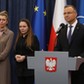 Andrzej Duda z żonami Macieja Wąsika i Mariusza Kamińskiego