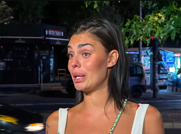 Mina Vrbaški ispred studija nakon raskida 