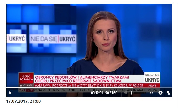 Fragment programu "Nie da się ukryć" z 17 lipca