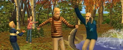 Screen z gry "The Sims 2: Season".