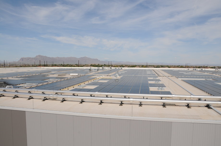 Apple says that when the facility is "fully operational" it will take advantage of 70 megawatts of solar power.