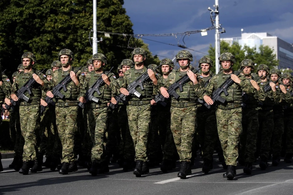 Hrvatska vojska na paradi u Zagrebu 31. jula 2025.