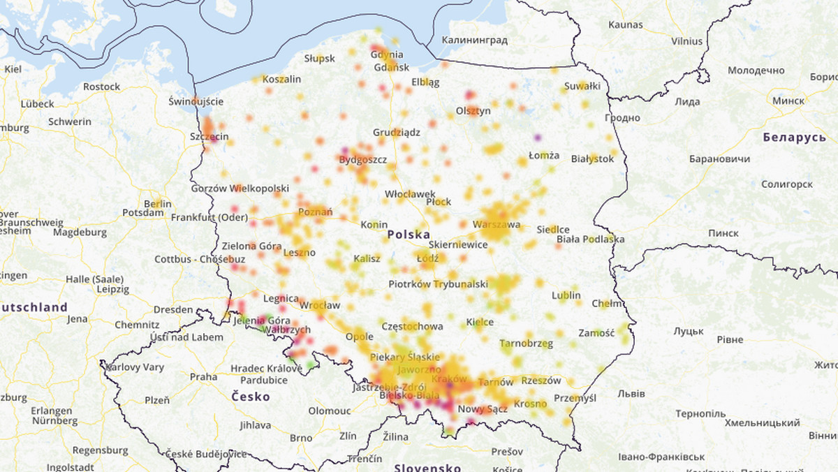 Smog w Polsce - 23 stycznia. Stan, jakość i zanieczyszczenie powietrza