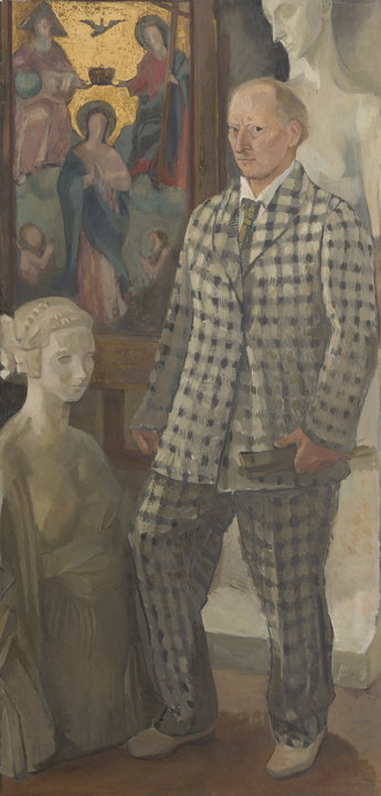 Xawery Dunikowski, "Autoportret (Autoportret z bizantyńskim obrazem)" (1934)