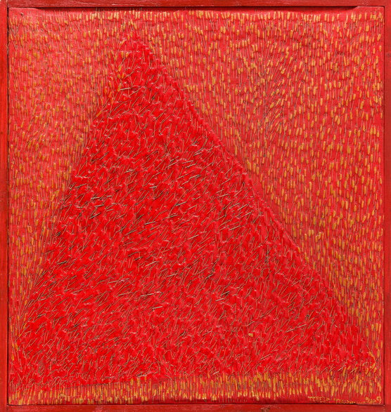 Teresa Tyszkiewicz, "Czerwony trójkąt nr 2" (2009)