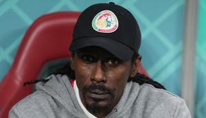 Aliou Cisse head coach of Senegal on November 29, 2022.