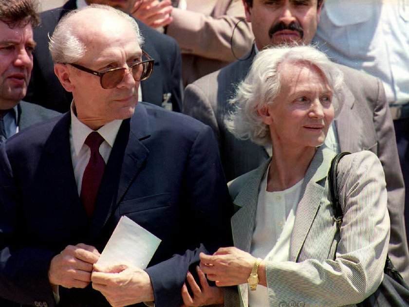 Erich Honecker z żoną Margot 