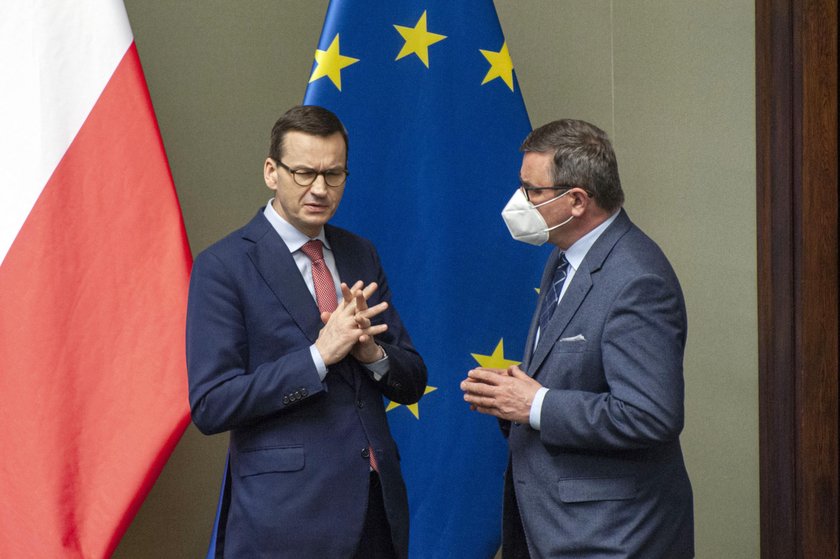 Mateusz Morawiecki i Jerzy Polaczek