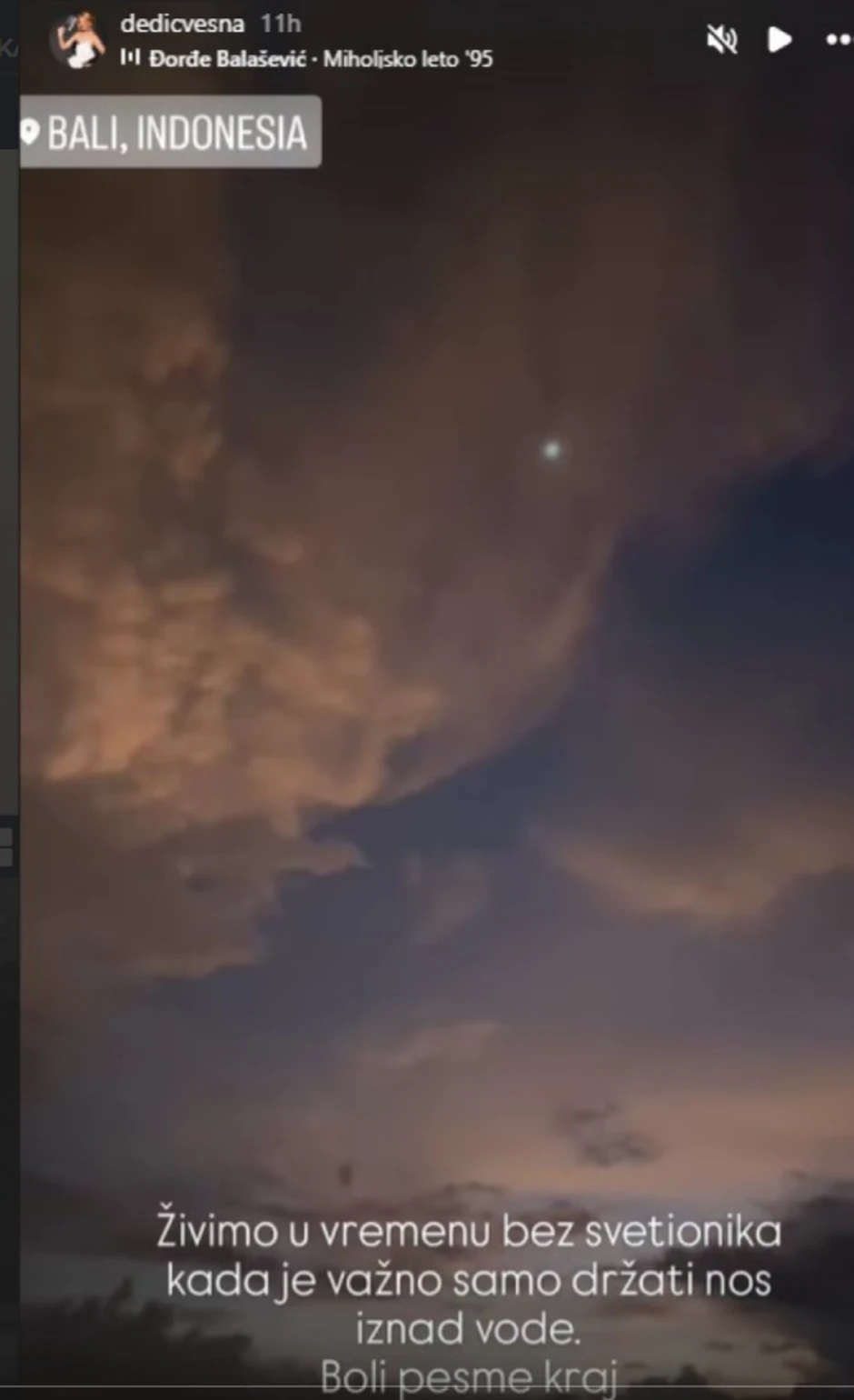 Vesna Dedić otišla na Bali