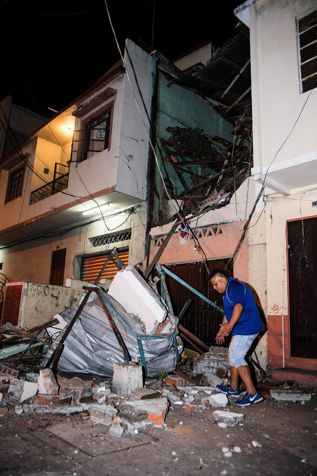 Trzęsienie ziemi w Ekwadorze, jest wiele ofiar