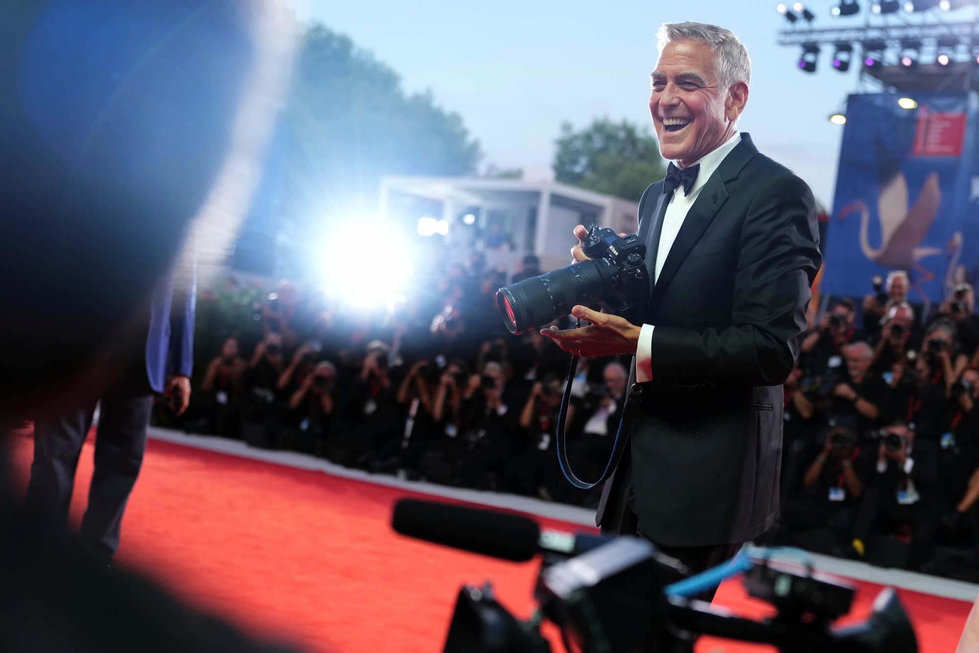 Americký herec George Clooney. 