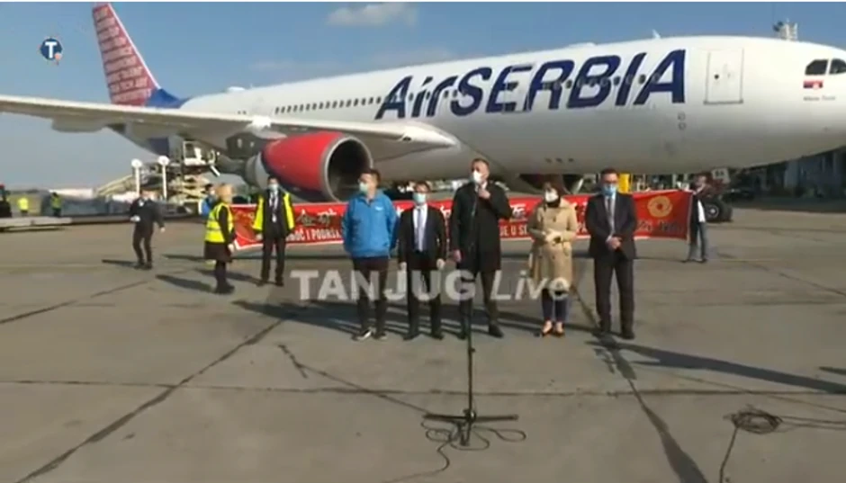 Stigao još jedan avion pomoći iz Kine u Srbiju