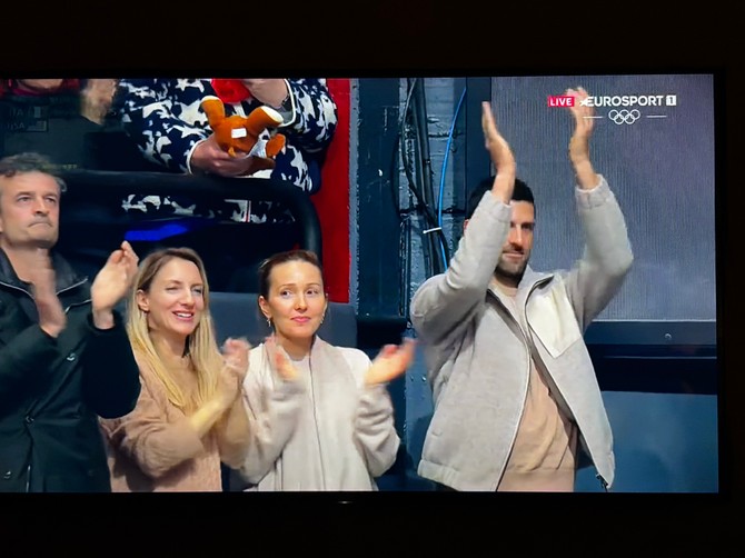 Novak i Jelena Đoković na ZOI