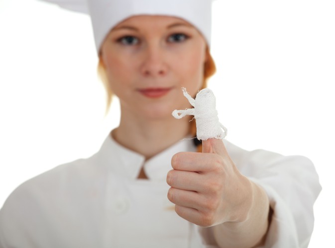 Skaleczenia małe i duże