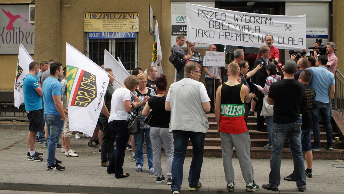 BRZESZCZE BIURO BEATY SZYDŁO PIKIETA GÓRNICZA (Pikieta górników)