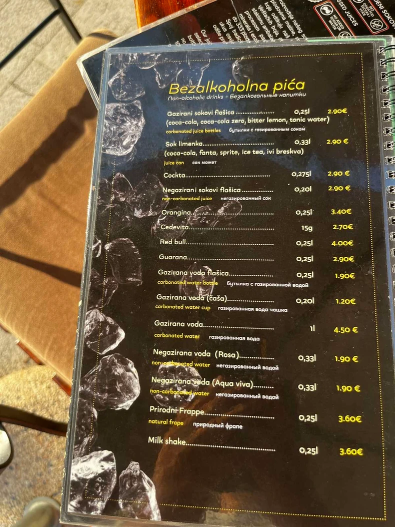 Cene na Škveru,  Herceg Novi