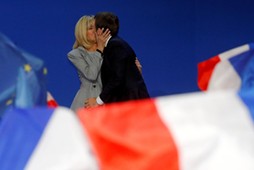 Emmanuel Macron, Brigitte Trogneux, Francja, wybory, 