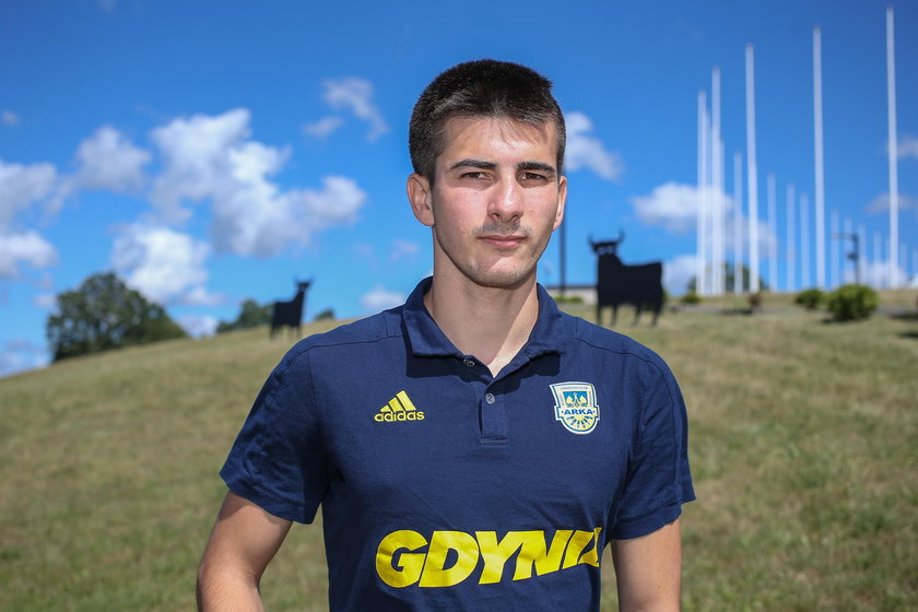 Pilka nozna. Ekstraklasa. Arka Gdynia. Kamil Antonik. 05.07.2019