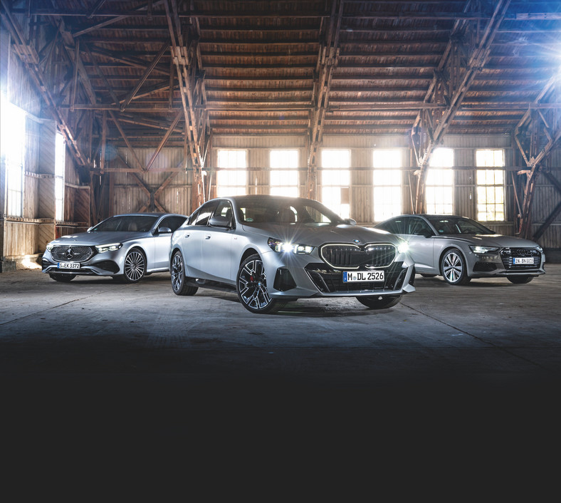 Audi A6, BMW serii 5, Mercedes klasy E