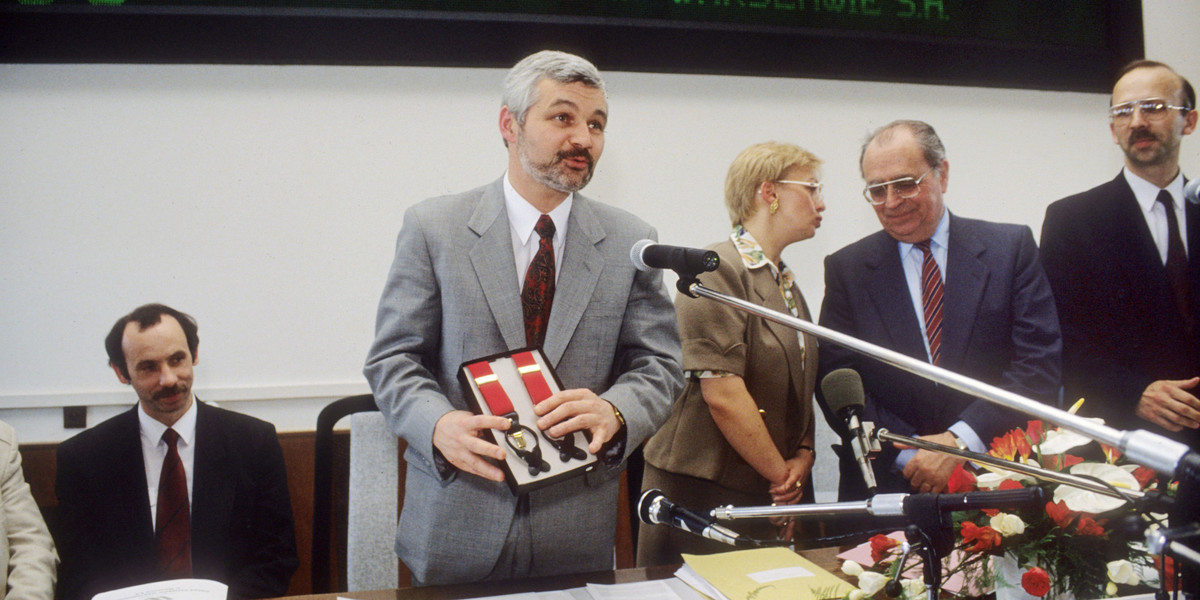 Pierwsza sesja na Giełdzie Papierów Wartościowych (GPW) odbyła się 16 kwietnia 1991 r. - Ścieżka prywatyzacji przez giełdę była ważnym krokiem - wspomina w rozmowie z Business Insider Polska ówczesny premier Jan Krzysztof Bielecki.