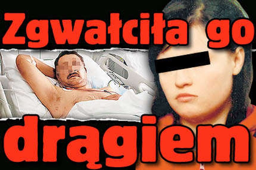 Zgwałciła go drągiem